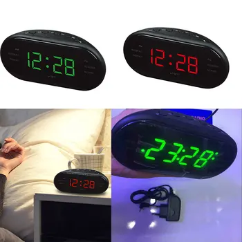 AM/FM Ceas cu LED-uri Electronice Desktop Ceas cu Alarmă Digital Masă Radio Cadou Home Office Supplies UE Plug