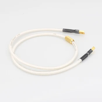 Noi Audiocrast A26 Argint placat cu QED Hifi Cablu usb de Înaltă Calitate 6N OCC Tip a-B DAC a Datelor prin Cablu USB