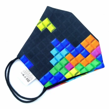 BDM-adult Tetris masca, a făcut în Italia, refolosibile, lavabile și cu filtru de deschidere.