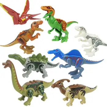 De Vânzare Set Blocuri YE 77037 Lume Dinozaur Tyrannosaurus Rex Modelul Transparent Cărămizi Educație Jucarii Pentru Copii Cadouri