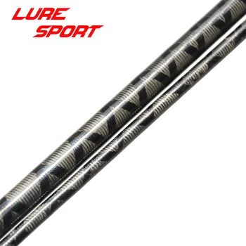 LureSport 2sets/lot 2.28 m 2.4 M X Cruce Tijă de Carbon gol 2sections/set H Putere Rod Building Component Reparații polul DIY
