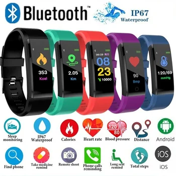 Sănătate Brățară Inteligent Monitor de Ritm Cardiac Smart Band Fitness Tracker Bratara Smartband pentru Smartwatch reloj Ceas Inteligent relogio