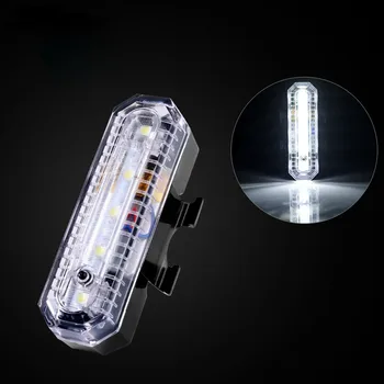 COB LED Biciclete Ciclism Spate Coada de Lumină USB Reîncărcabilă 4 Moduri de Lumină Portabile, USB Stil Reîncărcabilă sau Baterie Stil