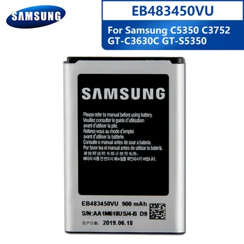 Telefon Original, Baterie EB483450VU Pentru Samsung C5350 C3752 Beam i8530 i8558 i869 S4 Mini I9190 I9192 I9195 NFC 4Pins B500AE 3pins