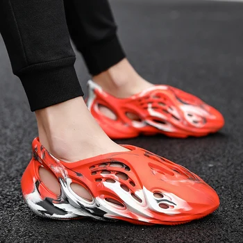 Damyuan Barbati Summer Casual Pantofi Pentru Femei Cu Fund Moale Plasă De Cuplu Înot Sandale Confort Spic Plaja Spuma Papuci De Interior