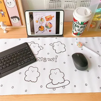 Creative Drăguț Student de Lucru Placemat Masa Rogojini mouse pad lut non-stick de masa lucrate manual mat 60*30 cm