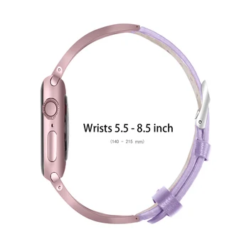 Sport Curea Pentru Apple Watch Band 44mm 42mm 40mm 38mm Piele Ceramica Bratara Pentru Apple Watch 5/4/3/2/1 Accesorii Ceas