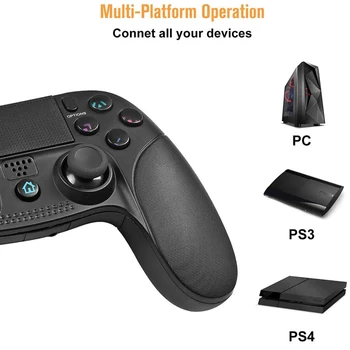 Controler de Joc fără fir Vibration Joystick-ul pentru Sony Playstation 3 4 PS3 PS4 Reîncărcabilă 6 Axe, Senzor Touch Pad Gamepad Nou