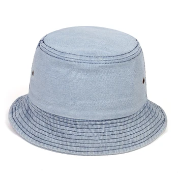 Noi Vara Cowboy Găleată Pălării de Moda Casual Pălării de soare pentru Barbati Femei Universal culoare solidă Pescar pălărie Monocrom Valul Pălării