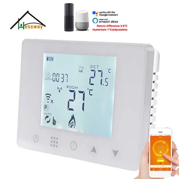433Mhz Digital Wireless WIFI Termostat Temperatura Camerei pentru Boilier Infraroșu Încălzire și Apă Caldă