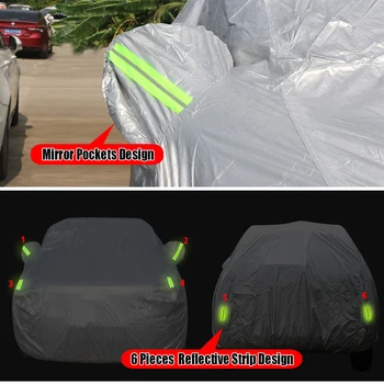 Pentru Ford Explorer 1991-2019 Mașină Acoperă în aer liber, Anti-UV, parasolar Ploaie, Zăpadă, Îngheț Protector SUV Capac anti-Praf