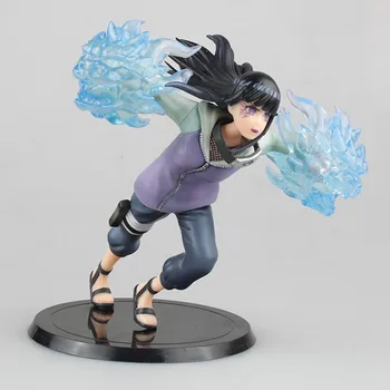 Anime Naruto Pas Ușor Twin Lei Pumnul Hinata Hyuga din PVC de Acțiune Figura Jucărie de Colecție Model Figurals Cadou