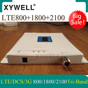 Vânzare Mare!! Band20)LTE 800/2100/1800 Mhz Tri-Band Mobil Semnal de Rapel WCDMA, LTE Repetor GSM 2g 3g 4g GSM Amplificator