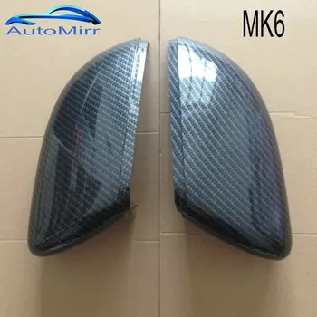 Oglinda laterala capac de Acoperire pentru Volkswagen Golf 6 GTI 7 MK7 R pentru MK6 Scirocco (Carbon Look) Passat B7 B8 Polo 6R 6C MK5 PLUS