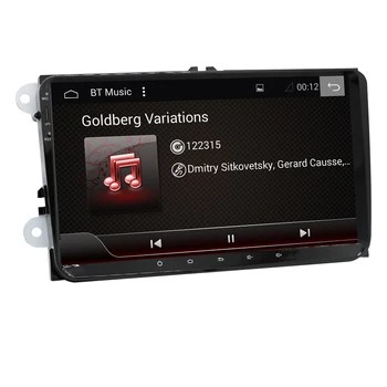 Eunavi Android 9.0 2 DIN Masina GPS PLAYER pentru Seat Altea Toledo, VW GOLF 5/6 Polo Passat B6 CC Tiguan Touran RADIO RK3399 4G+64G