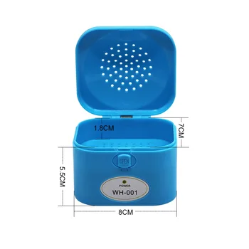 Aparat auditiv Dezumidificator de aer Uscat Cutie de Igienizare cu UV de Protecție Dezumidificator de Auz Asistență Uscător de Drybox Albastru/Verde Culoare