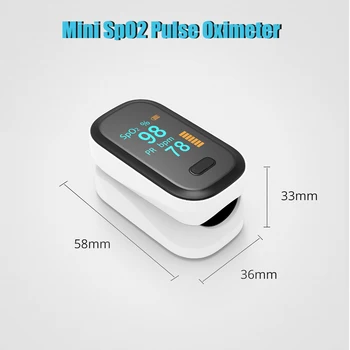 SpO2, PR Heart Rate Monitor OLED Digital Pulsoximetru Deget de Saturație de Oxigen din Sange Metru Portabil degetului Puls Oxymeters