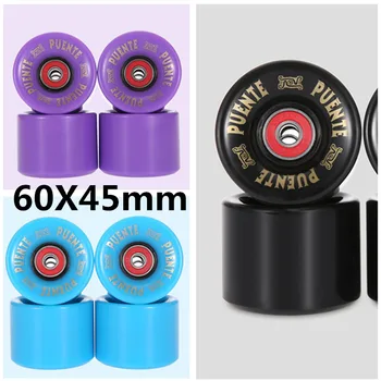 Negru Albastru Violet 60MM 45mm Drum Skateboard roata cu ABEC9 Roșii Rulment Placa de Skate 4 bucati 60mmX45mm 82A Roți