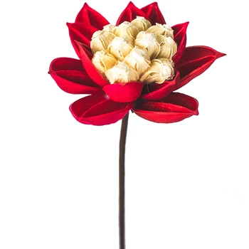 1 buc creative mare lotus florale handmade flori artificiale decorative fluture lotus petrecere de anul nou decor acasă dia 11 cm