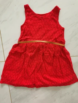 Fete rochii de Vara din dantela ajurata centura de copii rochie coreeană haine pentru copii 3 culori