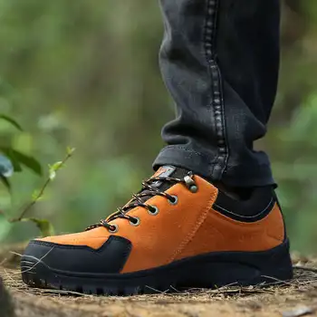 În Aer Liber Bărbați Drumeții Pantofi Impermeabil Respirabil Casual De Dimensiuni Mari Bocanci Militari Desert De Formare Adidași Anti-Alunecare Pantofi Trekking B6