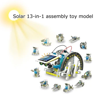 2020 13 in 1 Copii DIY Asamblate Robot Solar Jucarii Copii Jucarii Educative de Învățare Știință