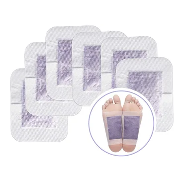 Sumifun 12buc/Cutie Esential de Lavanda Detox Foot Patch Adeziv Organism Toxinele Picioare Slăbire Patch #280370