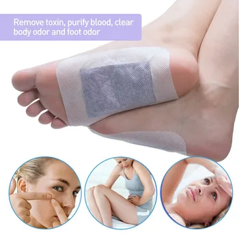 Sumifun 12buc/Cutie Esential de Lavanda Detox Foot Patch Adeziv Organism Toxinele Picioare Slăbire Patch #280370