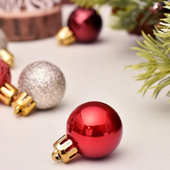 99Pcs 3cm Bile de Crăciun Pom de Crăciun Agățat Pandantiv pentru Home Decor Petrecere de Anul Nou Ornamente de Crăciun