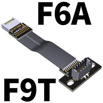 USB 3.1 Panoul Frontal Soclu USB 3.0 20Pin Antet de sex Masculin Cablu de Extensie Adaptor pentru Placa de baza Cardului 20P USB de TIP a-E Conector