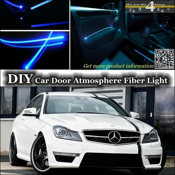 Pentru Mercedes Benz C C63 MB W202 W203 W204 W205 interior de Lumină Ambientală Reglare Atmosfera de Fibra Optica Trupa Lumini Panou de Ușă Refit
