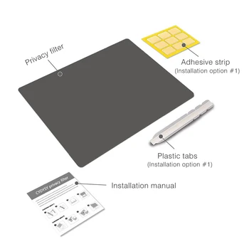 Filtru de confidențialitate Anti-orbire Ecran Protector de Film de Protecție pentru Notebook Laptop Pentru Lenovo Ideapad Y700-15ISK