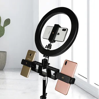 Fotografie 25cm CONDUS Selfie Stick Inel de Lumina 2700-5500K Estompat Lămpii Video pentru Youtube Machiaj Studio cu Trepied Suport de Telefon
