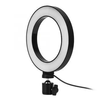 Irio Noi 6 inch LED Inel de Lumina Vie de Difuzare Selfie Umple Rotund Lampa Estompat 3 Moduri de Lumina Selfie Umple Lampa