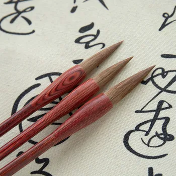 Perie caligrafie 3pcs Chineză Peisaj Pictura de Cerneală Nevăstuică Păr Scris Set Perie Pictura Chineză Perie Stilou Set Caligrafia