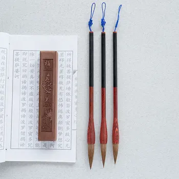 Perie caligrafie 3pcs Chineză Peisaj Pictura de Cerneală Nevăstuică Păr Scris Set Perie Pictura Chineză Perie Stilou Set Caligrafia