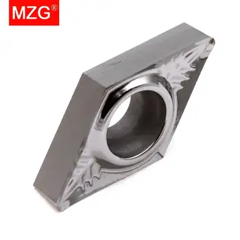 MZG Reducere de Pret DCGT070202-AL ZK01 Cupru Și Aluminiu Mediu Termina de Prelucrare CNC Insertii Carbură