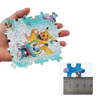 Pikachu 300/1000 Piese Puzzle Din Lemn Puzzle De Desene Animate Anime Figura Educație Copii Puzzle-Uri De Joc Jucarii Pentru Adulti Cadou De Crăciun