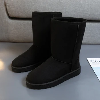 2020 Classic Lady Pantofi De Înaltă Calitate, Impermeabil Din Piele Confortabile Cizme De Zapada Blana Cizme De Iarna Cald Pentru Femei Cizme Pentru Femei