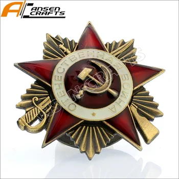 WW2 Marele Război Patriotic Pentru URSS CCCP Sovietică Militară rusă Aur, Argint Pin Badge