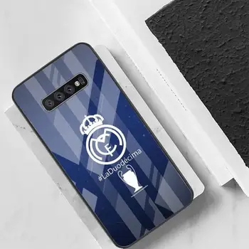 Real Madrid Club de Telefon Caz Pahar de Caz Pentru Samsung S 6 7edge 8 9 10e (lite) 20 Plus Ultra Nota 8 9 10 Pro A7 2018 en-Gros