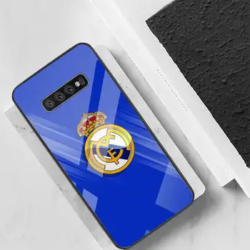 Real Madrid Club de Telefon Caz Pahar de Caz Pentru Samsung S 6 7edge 8 9 10e (lite) 20 Plus Ultra Nota 8 9 10 Pro A7 2018 en-Gros