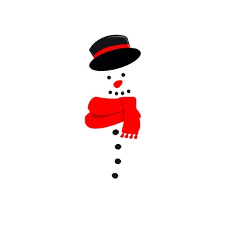 1 Set Tematice Crăciun Om De Zăpadă Minunat Magnetic Frigider Autocolant Autocolant Perete Impermeabil Creative Frigider Autocolant Decor Acasă