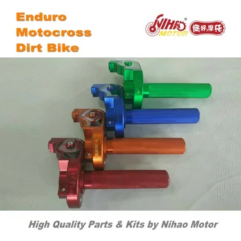 OT-61 Motocross Piese Universal Curse de acceleratie CNC prindere poftă de mâncare portocaliu albastru verde roșu Kit Enduro Dirt bike spare cruce pentru Kawasa