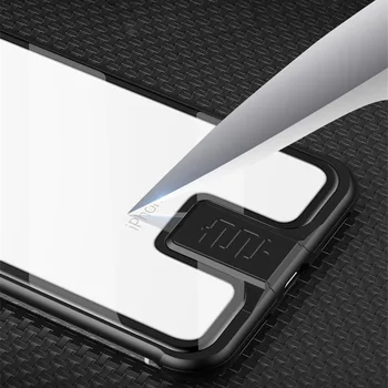 R-doar Push Pull Cadru Metalic Pentru iPhone XR XS Max Caz Bara de protecție din Aluminiu Capac Sticla Pentru iPhone X XS 7 8 Plus de Cazuri