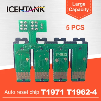 ICEHTANK 5PCS Compatibil ciss cartus chip Pentru EPSON T1971 T1964 cerneală cartirdge pentru Epson XP201 XP211 XP204 XP401 XP411 XP214