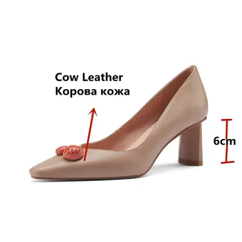FEDONAS Elegant Subliniat Toe Pantofi de Femeie Tocuri 2021 Femei de Moda din Piele Femei Pantofi Superficial Petrecere de Dans Pompe de sex Feminin