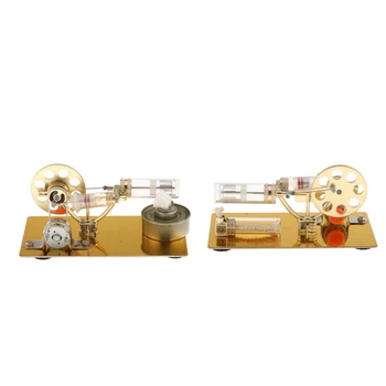 1 buc de Aur Sterling Model de Motor de Jucărie Știință elemente de Recuzită de Colectare de Cadouri pentru Copii