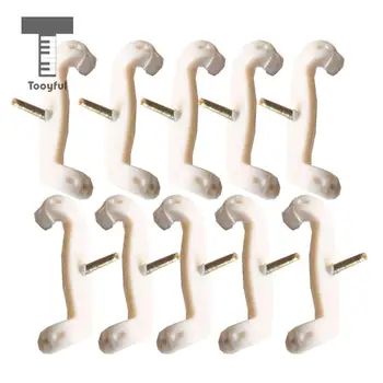 Tooyful 10 Bucati de Plastic 4/4 Full Size Vioară Vioară Umăr Restul Picioare Pad Suport pentru Violonist Incepator
