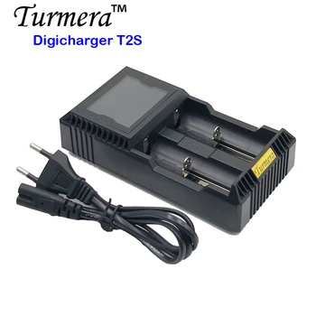 NOUA baterie 18650 incarcator Turmera lcd T2S/T4S pentru 26650 21700 18500 18350 14500 NI-MH, NI-CD O baterie AA